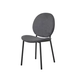 Krzesło tapicerowane DOVER szare