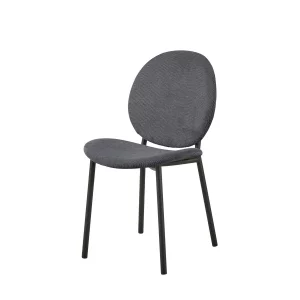 Krzesło tapicerowane DOVER szare