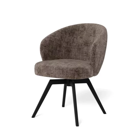 Krzesło tapicerowane DINO brązowe