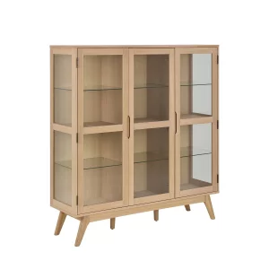 Witryna trzydrzwiowa NOEMI 140x40 drewniana