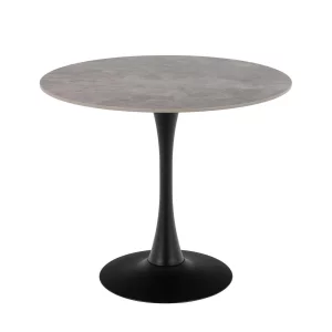 Stół okrągły LAURENT fi 90 szary kamień