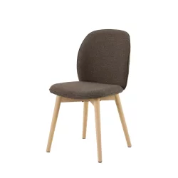 Krzesło tapicerowane RIZO brązowe