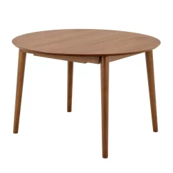 Stół okrągły rozkładany BARNABE fi 115/154 orzech