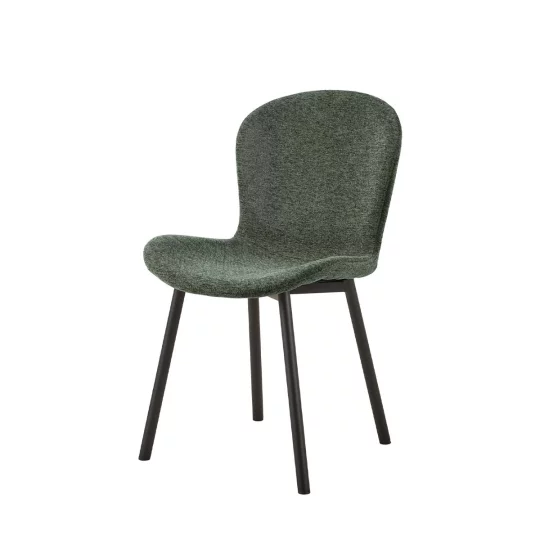 Krzesło tapicerowane SANTOS zielone
