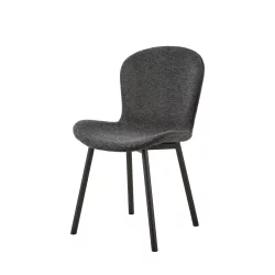 Krzesło tapicerowane SANTOS ciemnoszare