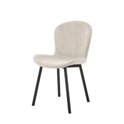 Krzesło tapicerowane SANTOS beżowe