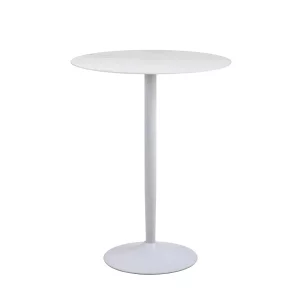 Stolik barowy LAURENT fi 80 biały