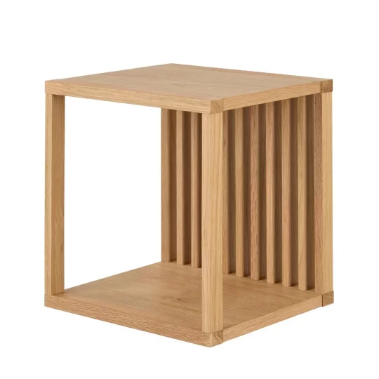 Półka ścienna IVER 34x31 drewniana