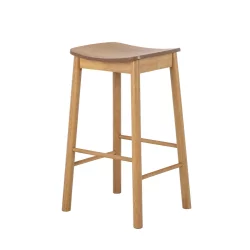 Hoker bez oparcia KAMI drewniany