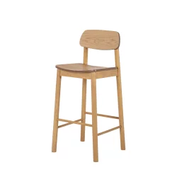 Hoker z oparciem KAMI drewniany