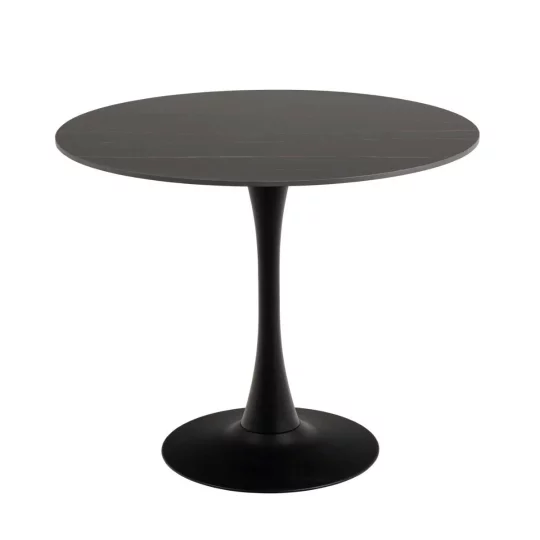 Stół okrągły LAURENT fi 90 czarny