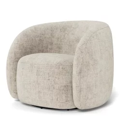 Fotel tapicerowany BLANES beżowy