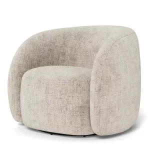 Fotel tapicerowany BLANES beżowy