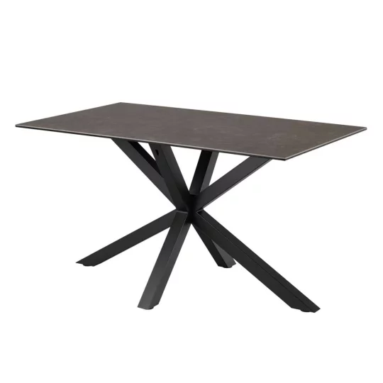 Stół prostokątny RITA 135x80 czarny