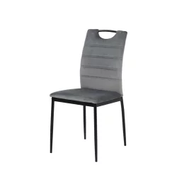 Krzesło tapicerowane ETNA szare