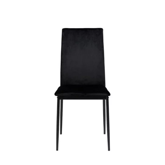 Krzesło tapicerowane TIVOLI czarne - Zdjęcie 3