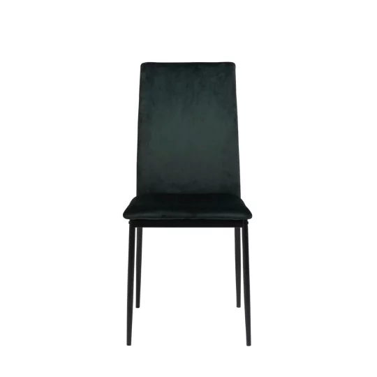 Krzesło tapicerowane TIVOLI ciemnozielone - Zdjęcie 3