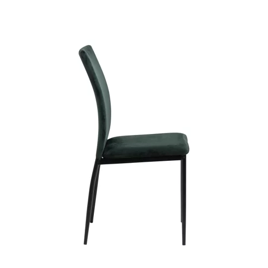 Krzesło tapicerowane TIVOLI ciemnozielone - Zdjęcie 5