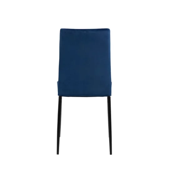 Krzesło tapicerowane TIVOLI niebieskie - Zdjęcie 5