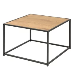 Stolik kawowy ZAKARIA 60 drewniany/czarny