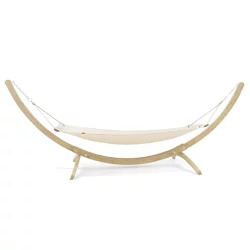 Hamak ogrodowy LUNGO komplet Kremowy