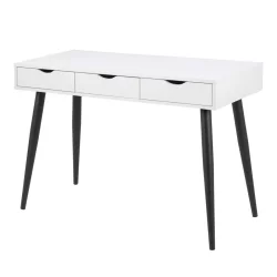 Biurko NIKOS 110x50 czarno-białe