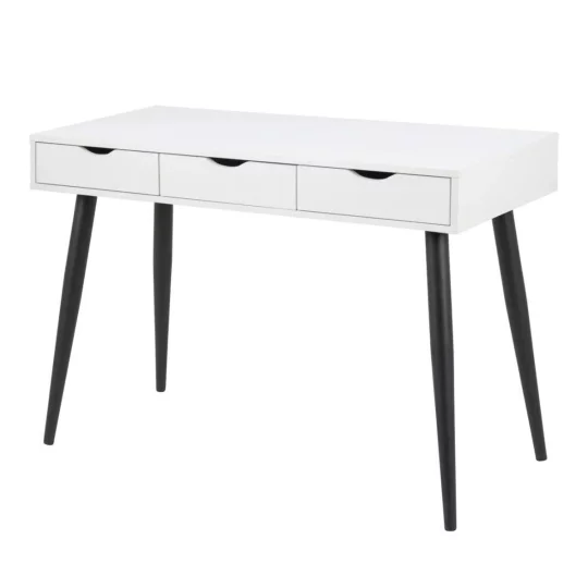 Biurko NIKOS 110x50 czarno-białe