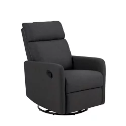 Fotel tapicerowany NINON ciemnoszary