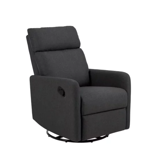 Fotel tapicerowany NINON ciemnoszary