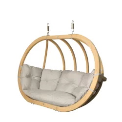 Fotel ogrodowy wiszący SWING POD XL Kremowy