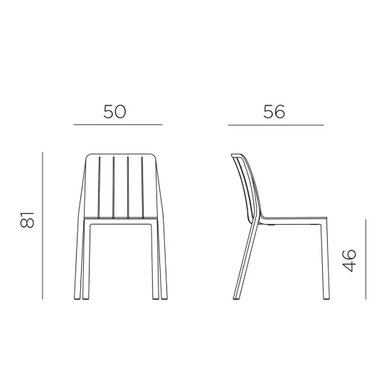 Krzesło Nardi TIBERINA BISTROT - Zdjęcie 11
