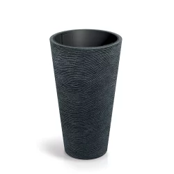 Donica TTSO60 Tubra Round Slim Czarny granit