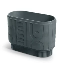 Donica TFOC80 Folka Round Case Betonowy szary