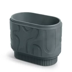 Donica TFOC60 Folka Round Case Betonowy szary