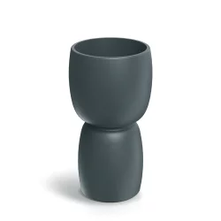 Donica TDS30 Duala Round Slim Betonowy szary