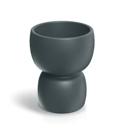 Donica TDR40 Duala Round Betonowy szary