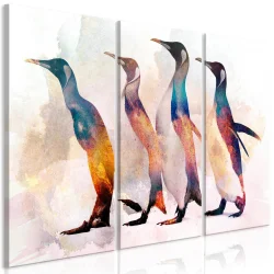 Obraz - Wędrówki pingwinów (3-częściowy)