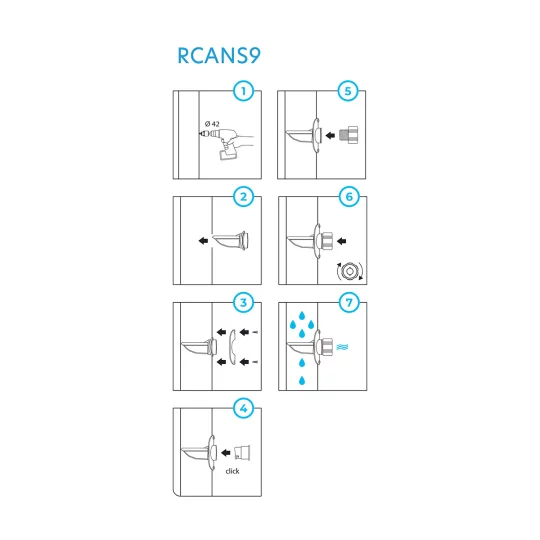 Łapacz gumowy RCANS9 Arves - Zdjęcie 2