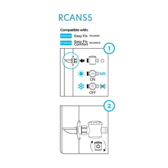 Zawór do rury 1" RCANS5 Arves - Zdjęcie 4