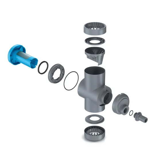 Łapacz rynnowy z filtrem RCANS13 Arves - Zdjęcie 2