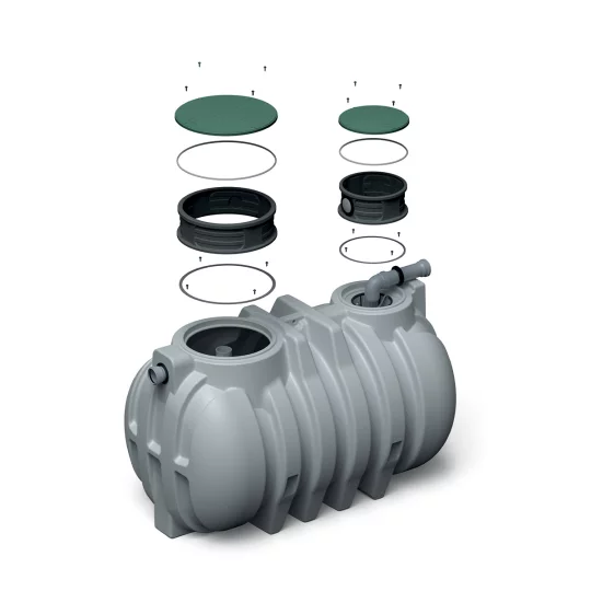 Podziemny zbiornik na deszczówkę RUT3000 Unground Tank - Zdjęcie 3