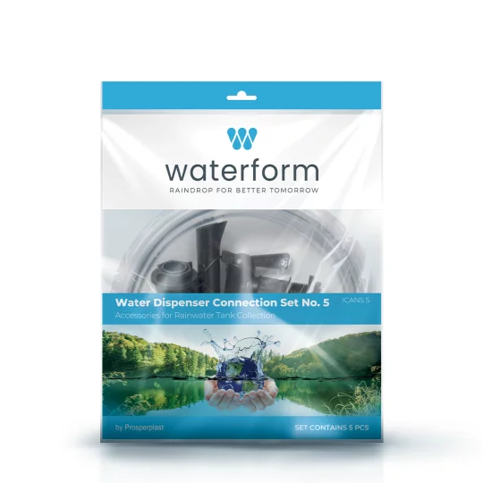 Zestaw przyłączeniowy do zbiornika na deszczówkę ICANS5 Icanset - Zdjęcie 2