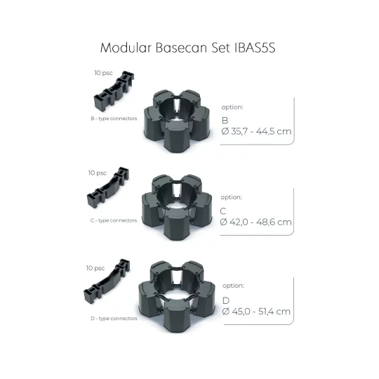 Podstawa do zbiornika na deszczówkę IBAS5S Basecan Modular Set - Zdjęcie 8