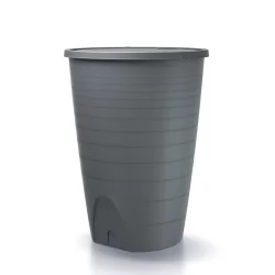 Zbiornik na deszczówkę IDPE260 Peruno Gładki szary