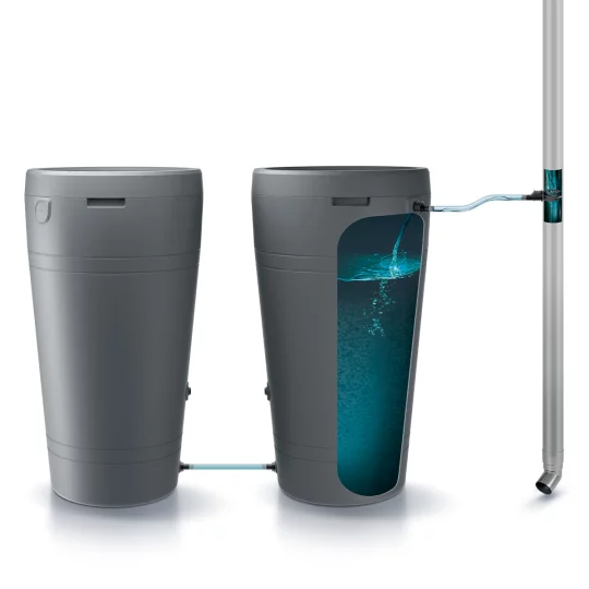 Zestaw przyłączeniowy do zbiornika na deszczówkę ICANS8 Icanset - Zdjęcie 2