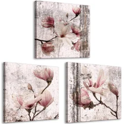 Obraz - Liryczne magnolie (3-częściowy)