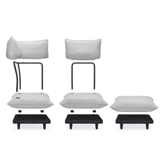 Narożnik ogrodowy modułowy Fatboy paletti corner seat - Zdjęcie 6