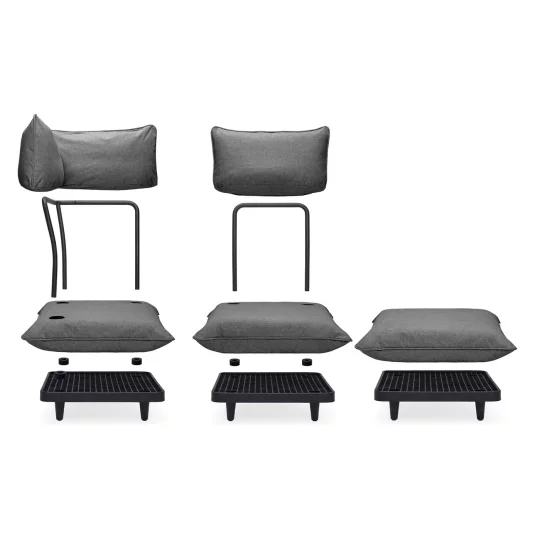 Pufa ogrodowa modułowa Fatboy paletti hocker - Zdjęcie 7