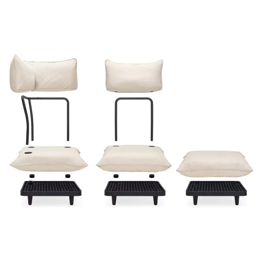 Fotel ogrodowy modułowy Fatboy paletti seat - Zdjęcie 8