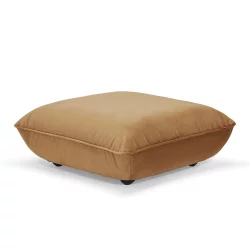 Pufa Fatboy sumo hocker velvet Brązowy
